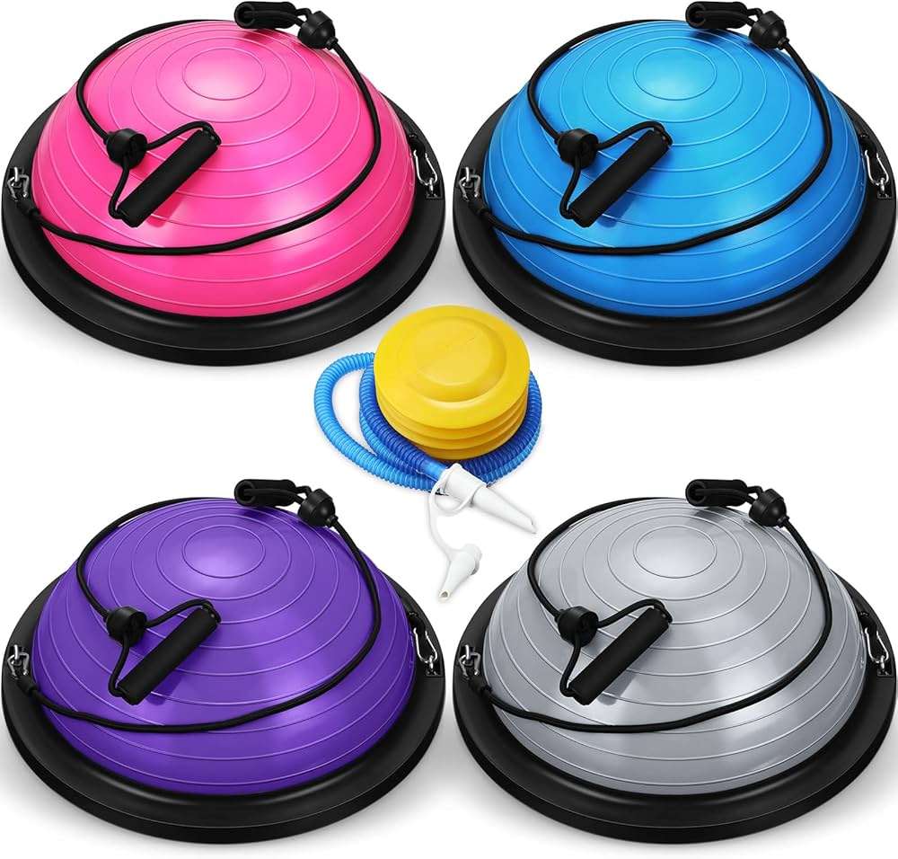 Фитнес топка за баланс bosu ball